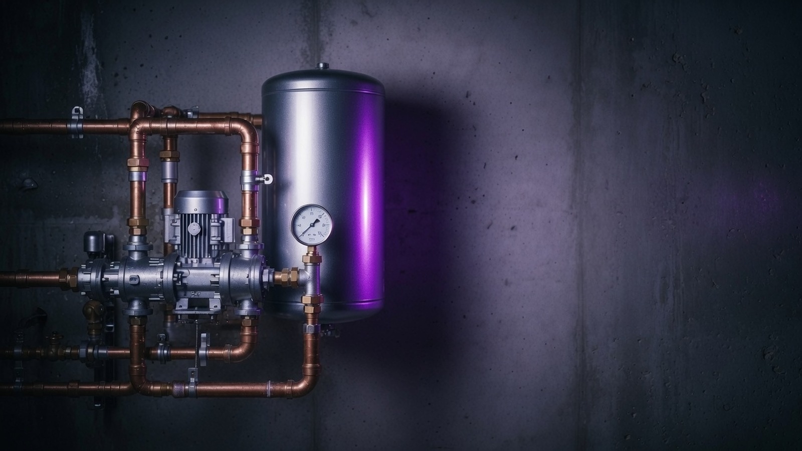 Well pump and pressure tank